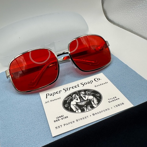PSS Paper Street Shades Tyler Durden Fight Club NEW Oliver Peoples 523 Brad Pitt - Picture 8 of 17